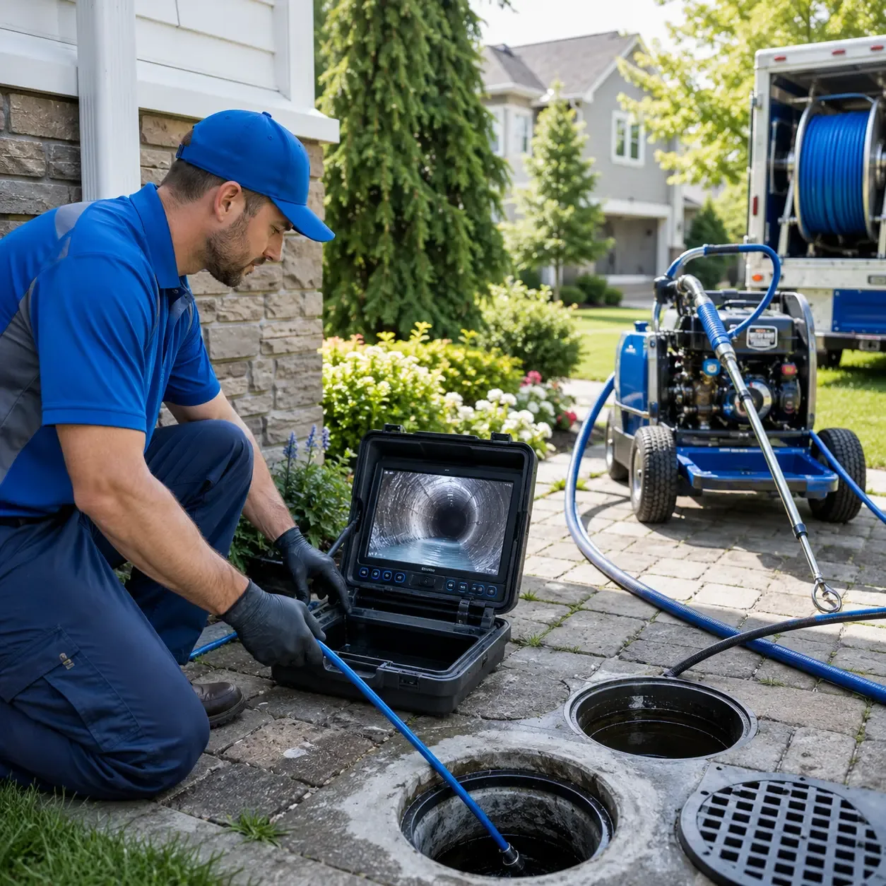 Outdoor drain cleaning professionals serving Ebony, VA